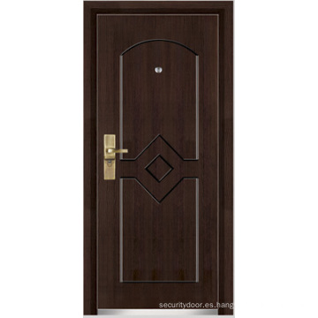 Puerta blindada de madera de acero (YF-G9018)